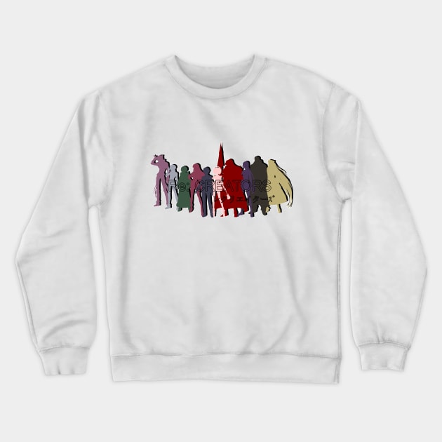 Re:Creators Group Silhouette Crewneck Sweatshirt by GrungeNerdDesigns